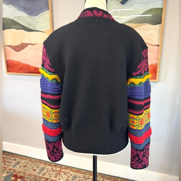 Geiger Colorful Patterned Wool Jacket - Picture 4 of 8